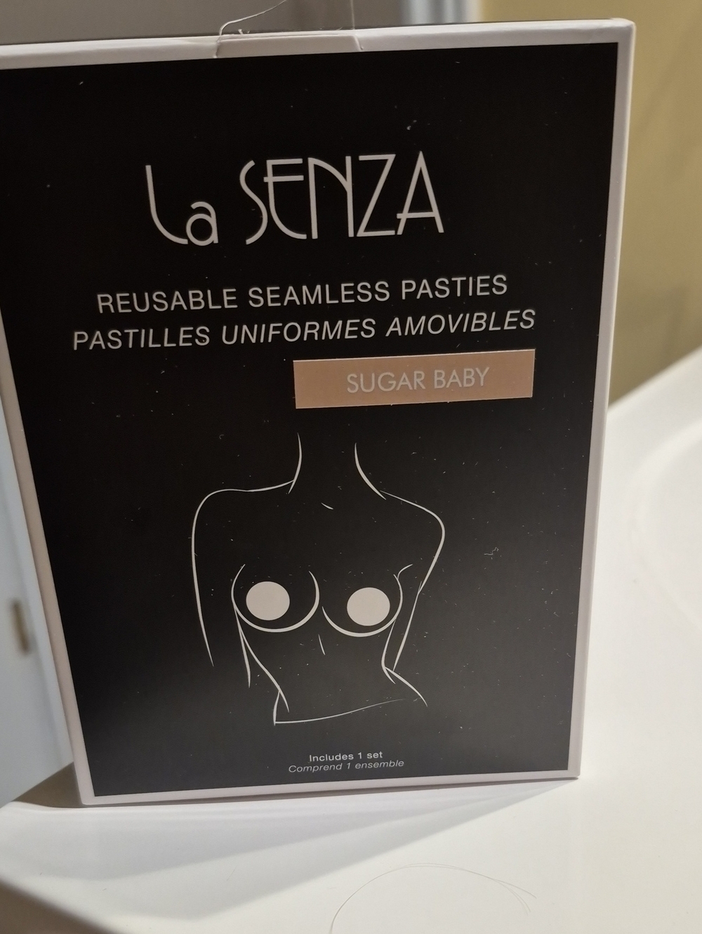 La SENZA Reusable Seamless Pasties - Sugar Baby Nude